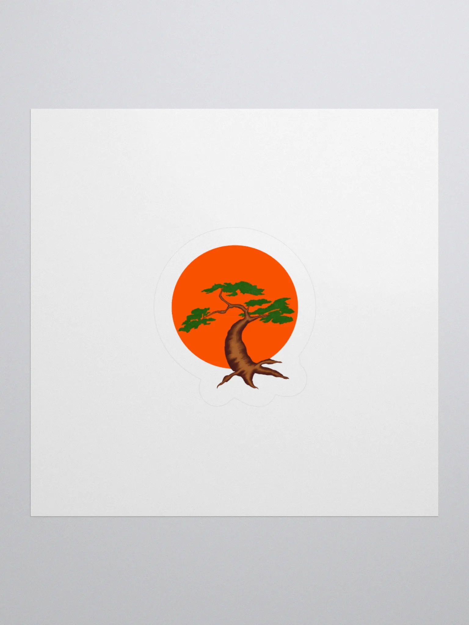 Bonsai Tree Kiss Cut Stickers product image (1)