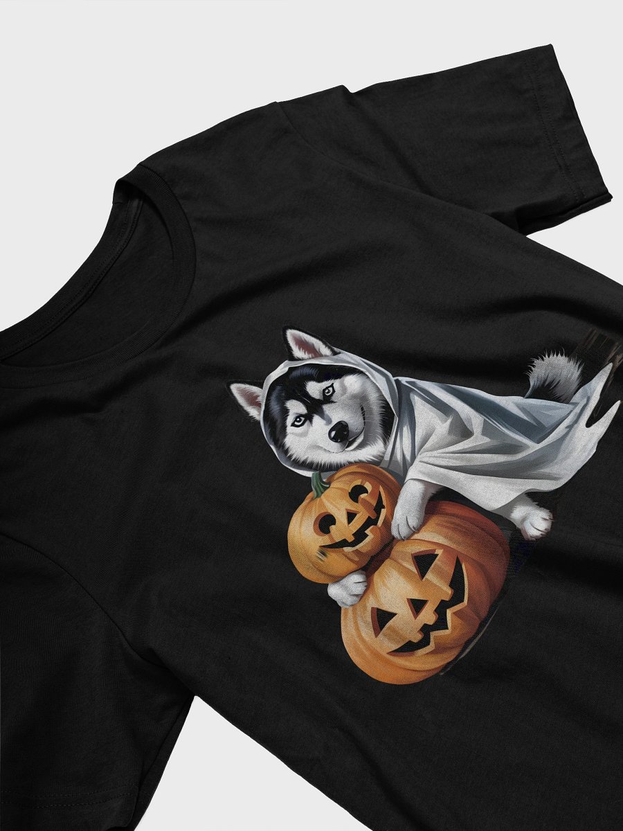 Ghostly Husky Halloween T-Shirt product image (3)