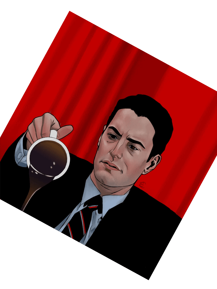 Red Room Coffee sticker product image (6)