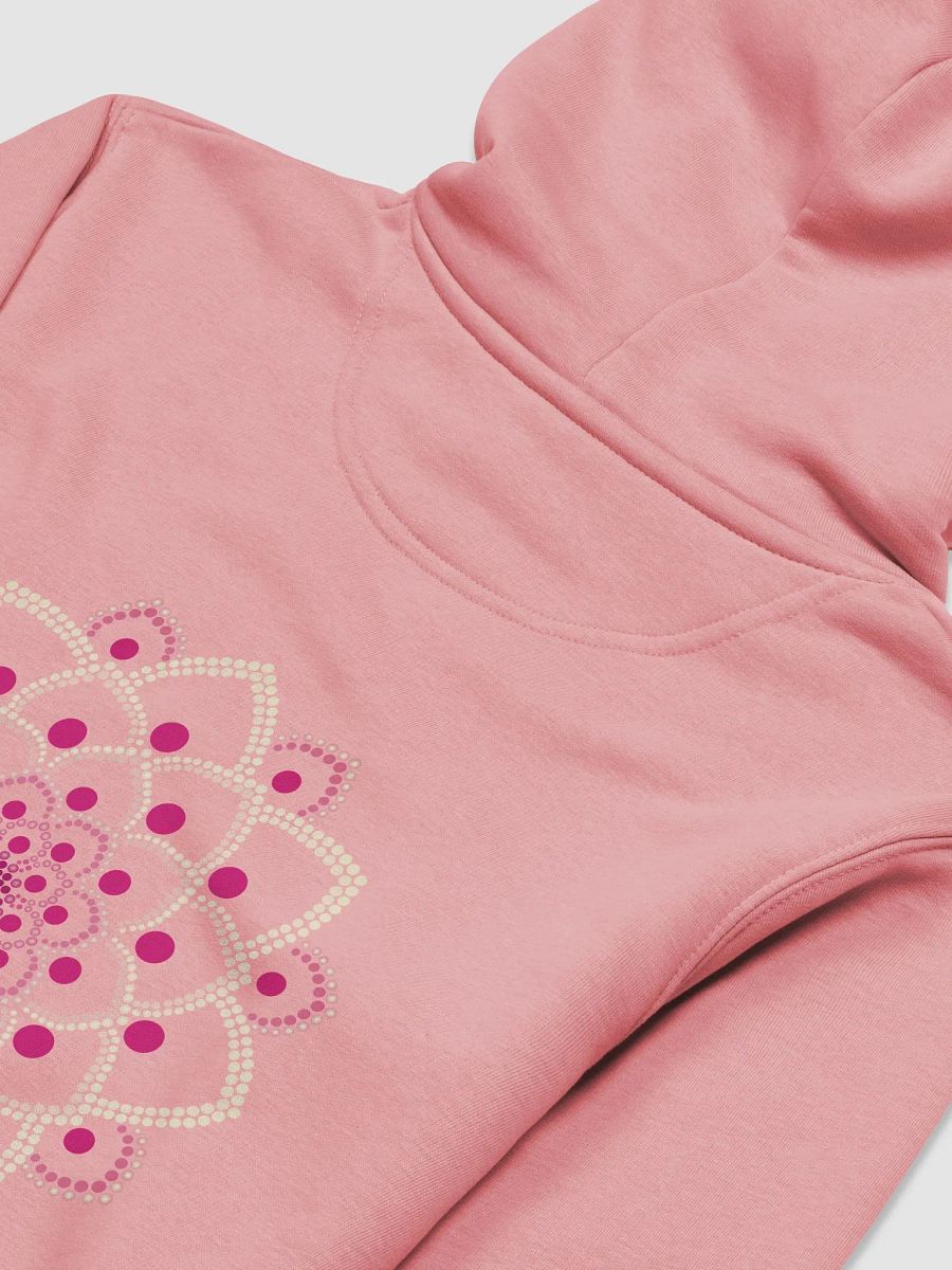 Simple Pink Dot Mandala Unisex Eco Hoodie product image (10)