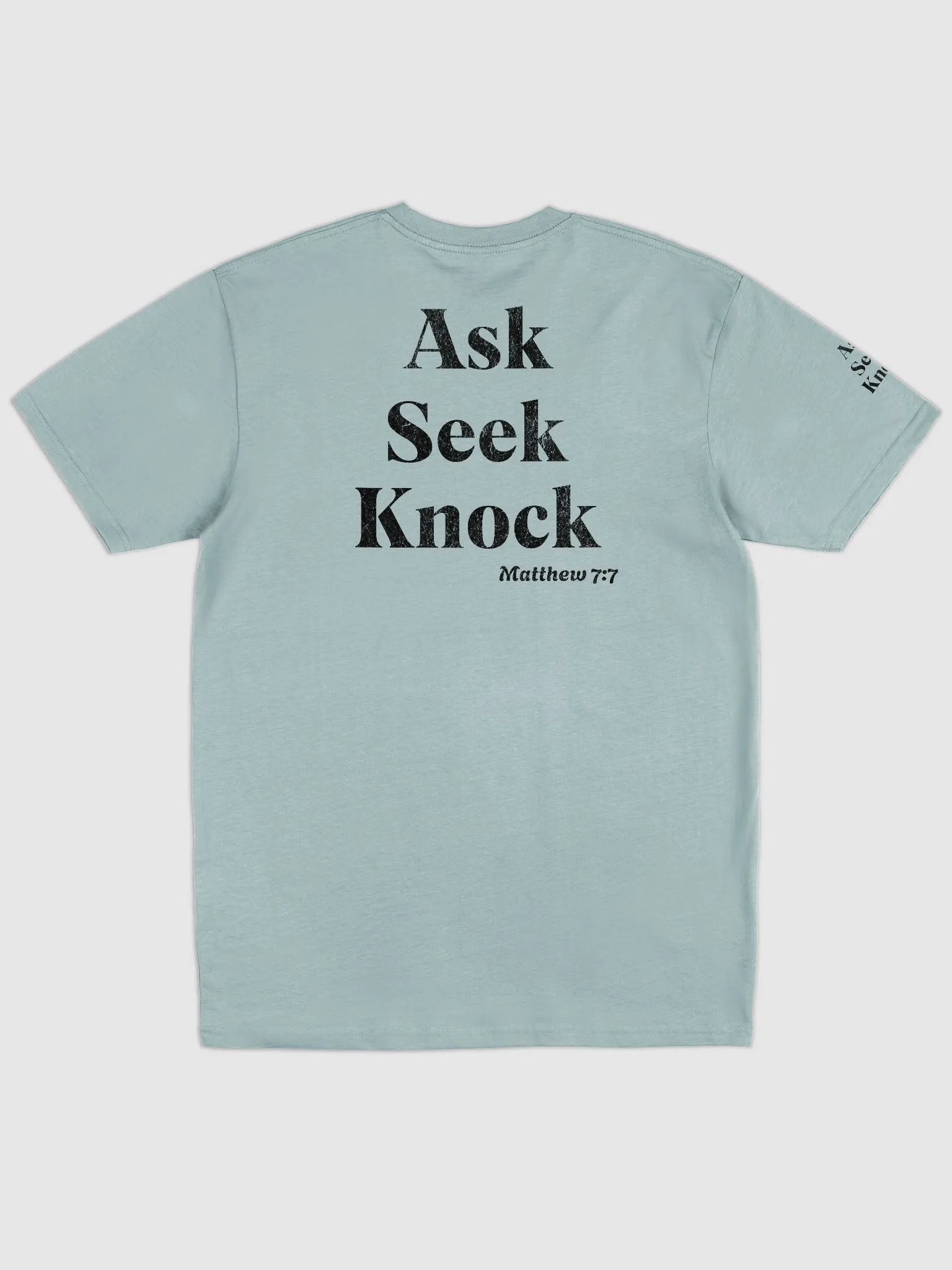 Ask ,Seek And Knock:Cotton Heritage Men's Premium Heavyweight product image (3)