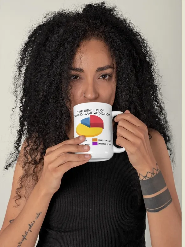 Rainbow Pie Chart Board Game Addiction Mug product image (2)