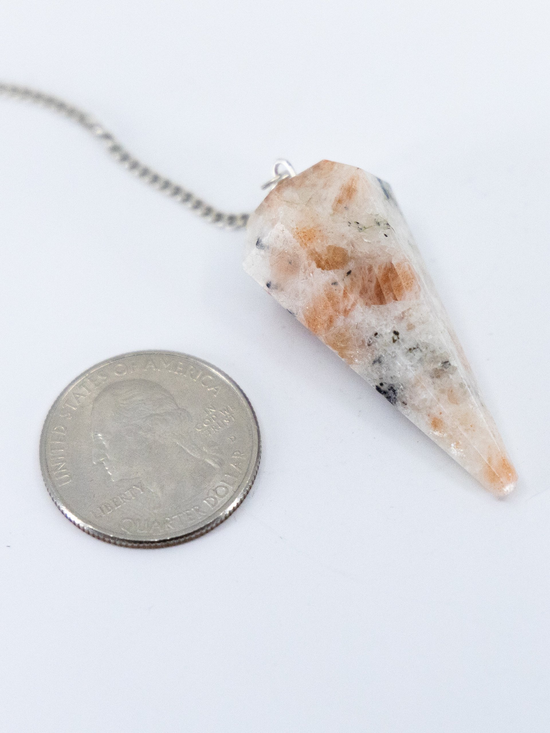 Sunstone Crystal Pendulum product image (2)