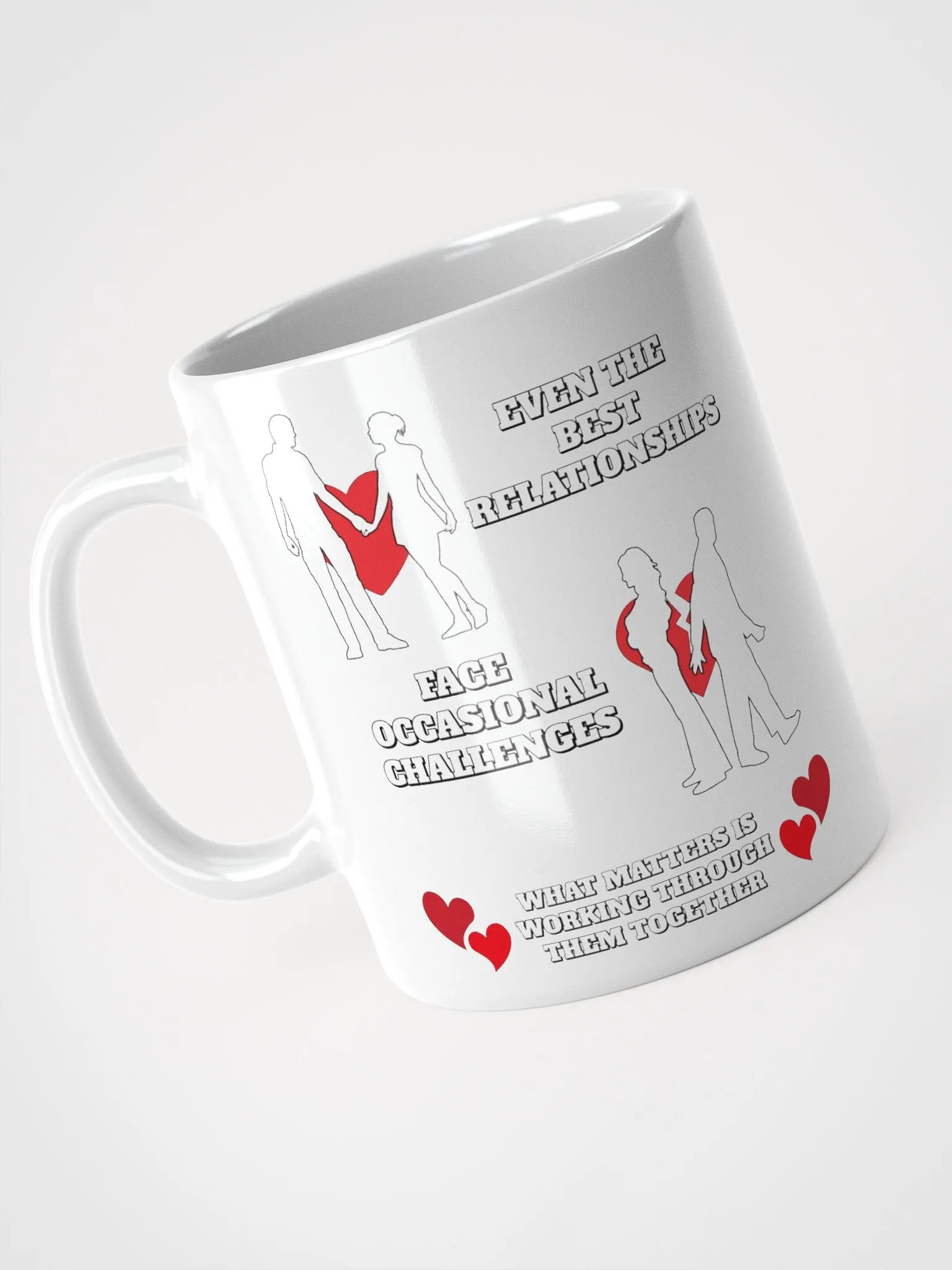 Even The Best Relationship Face Occasional Challenges - White Mug product image (8)