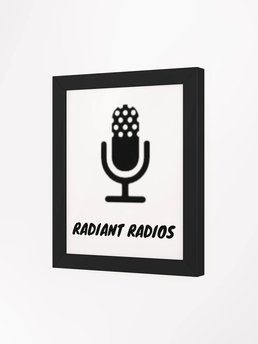 Rdiant Radios Wood Framed Matte Poster product image (32)