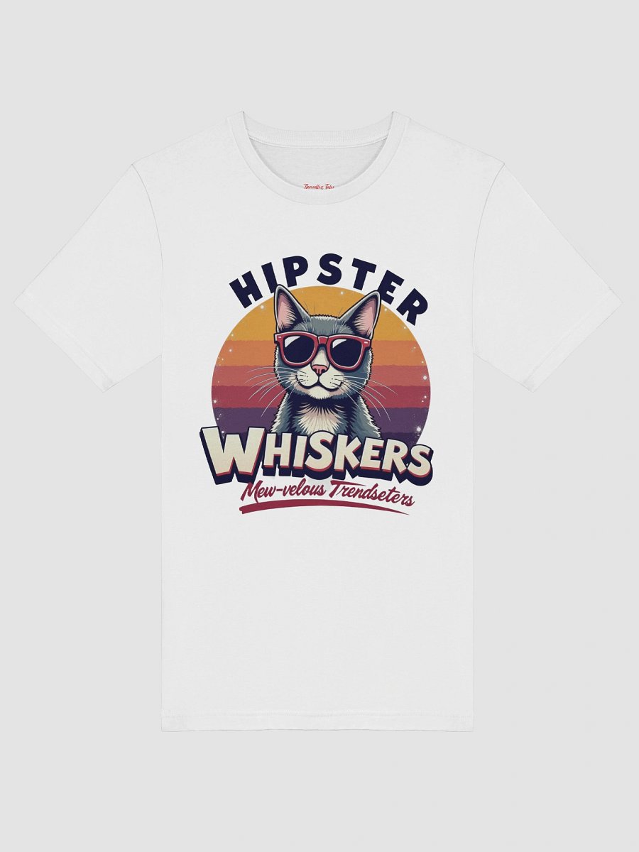 Hipster Whiskers Tee product image (5)