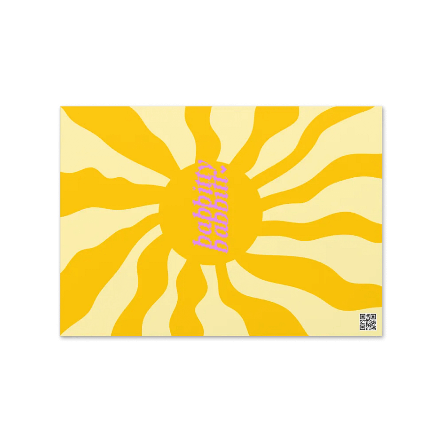 Happy Easter retro portrait greetings card product image (6)