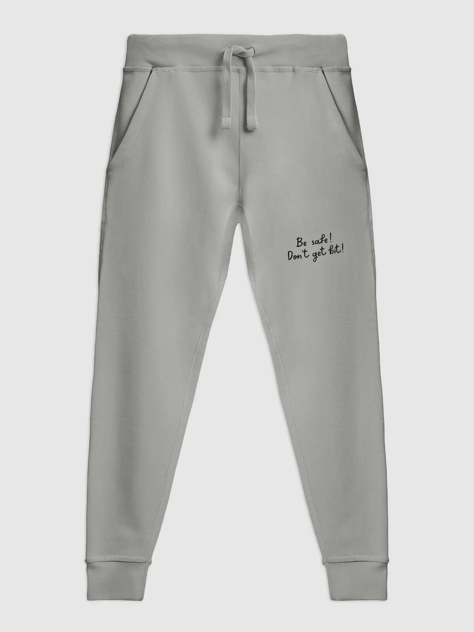 Be Safe Don't Get Bit Joggers - Black product image (1)