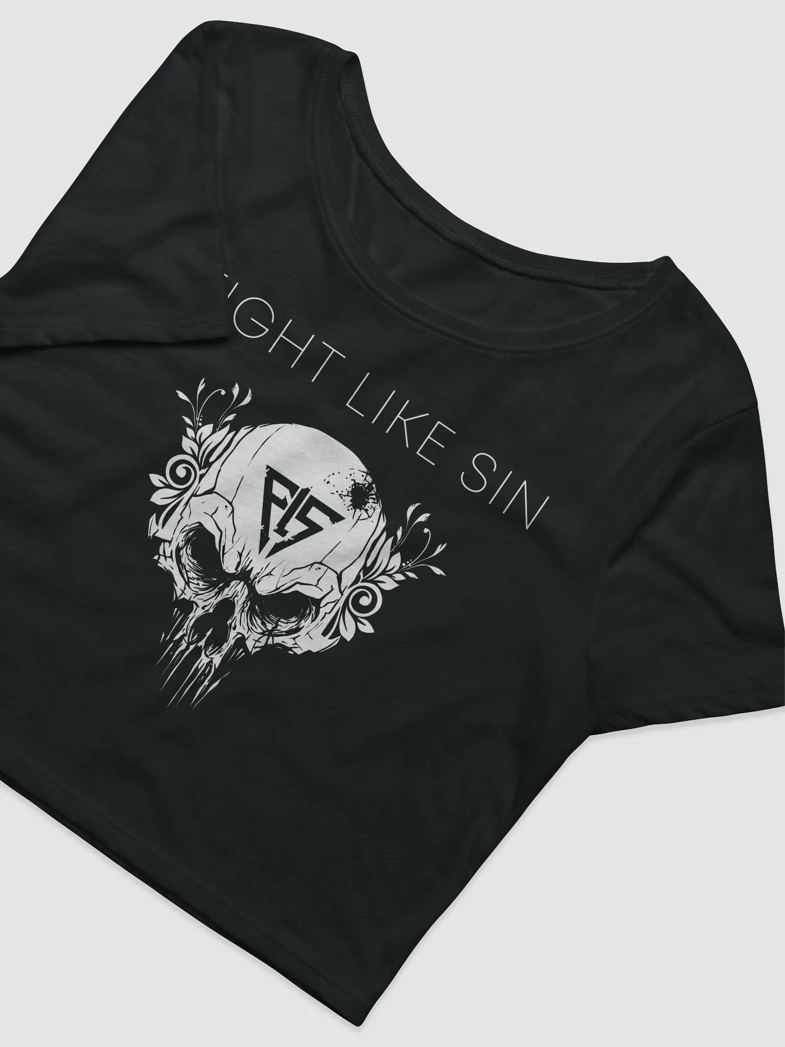 FLS Broken Skull Crop Top product image (2)