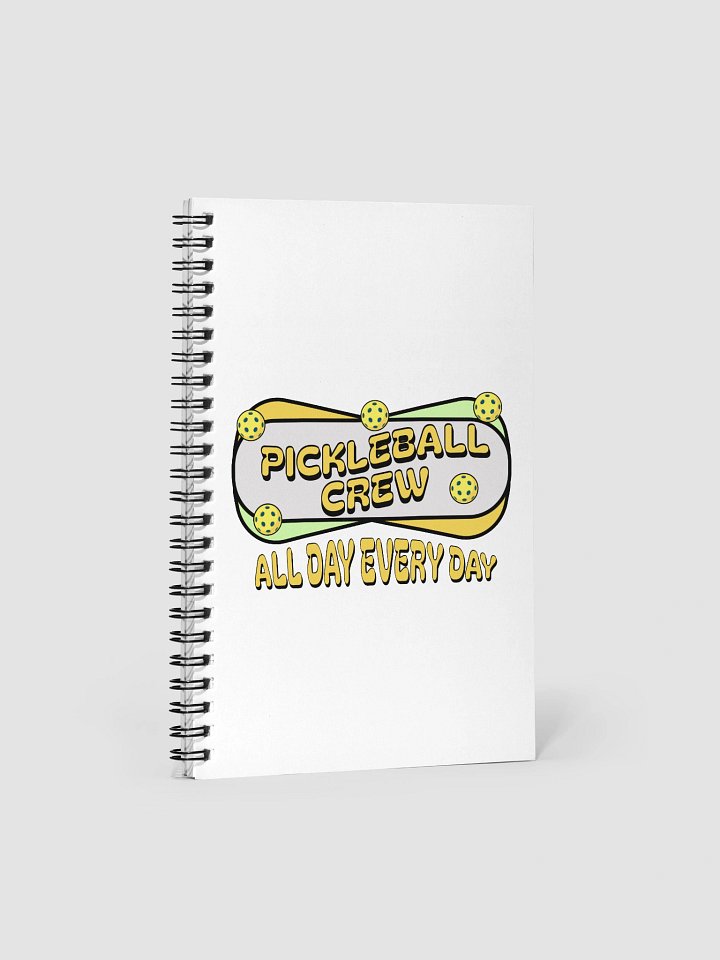 Pickleball Crew All Day Every Day Spiral Notebook product image (2)