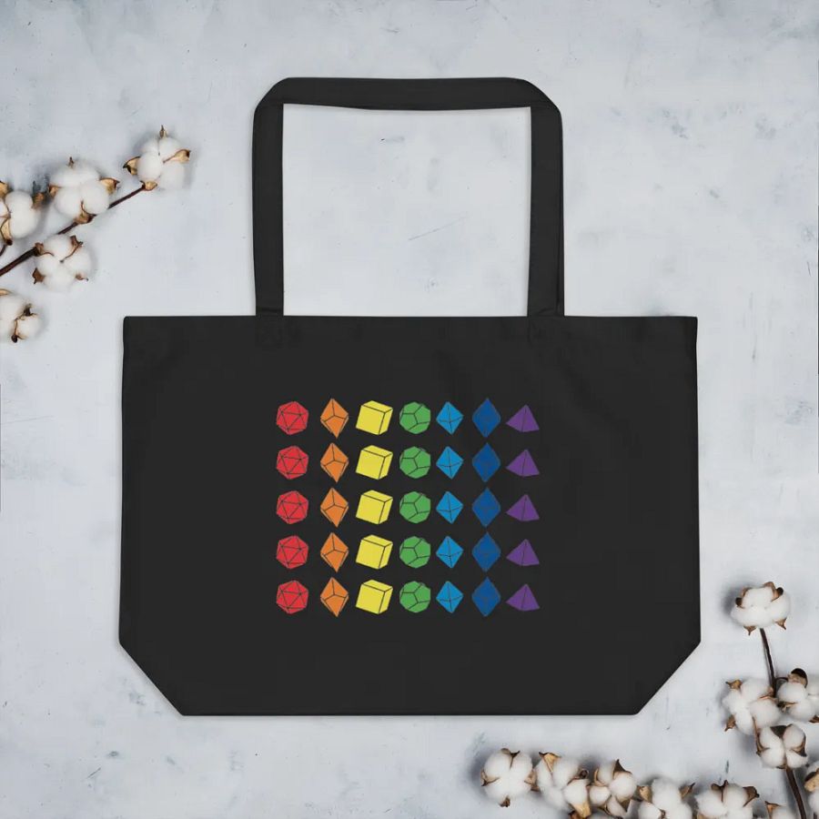 Polyhedra Dice Tote Bag product image (7)