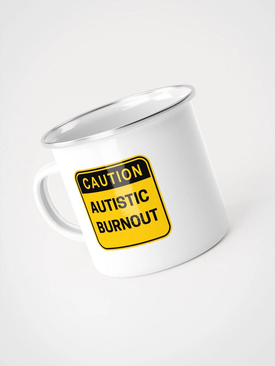 CAUTION: ASD BURNOUT Enamel Mug product image (3)