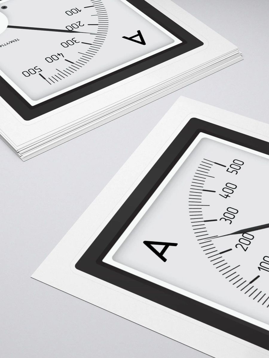 Analog Electric Current Meter - Sticker product image (4)