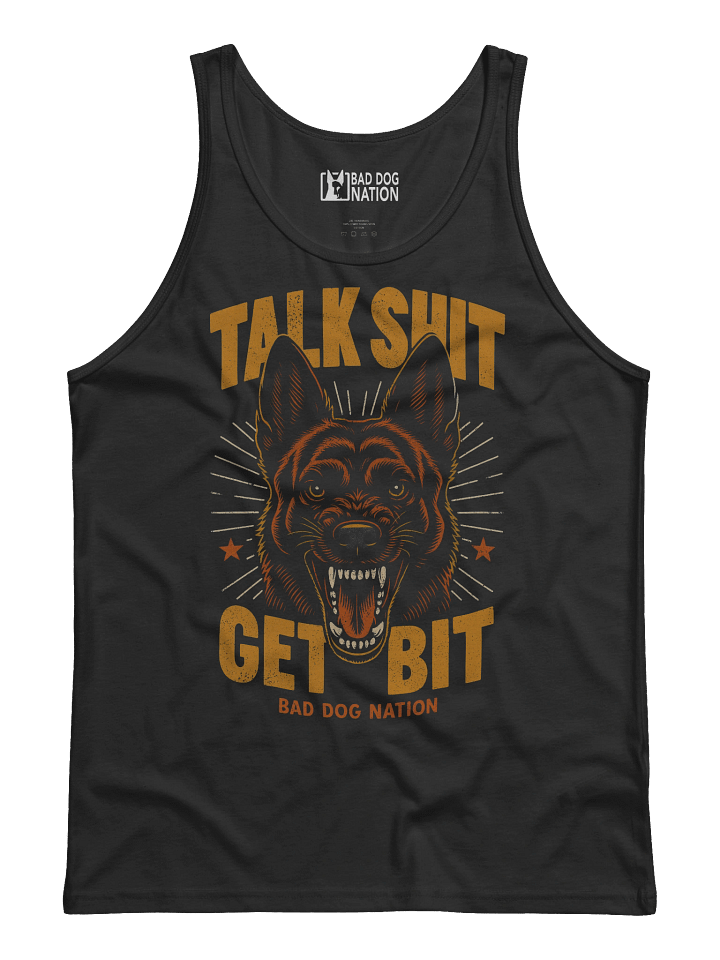 Talk Sh!t Get Bit - Dutch Shepherd - Unisex Tank Top product image (1)