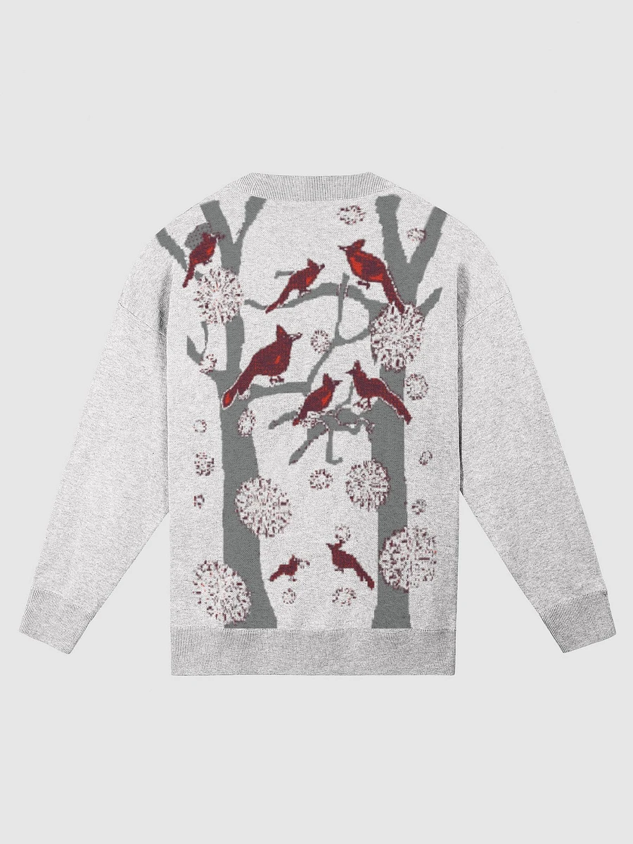 Cardinals In The Snow Relaxed Fit Sweater product image (7)