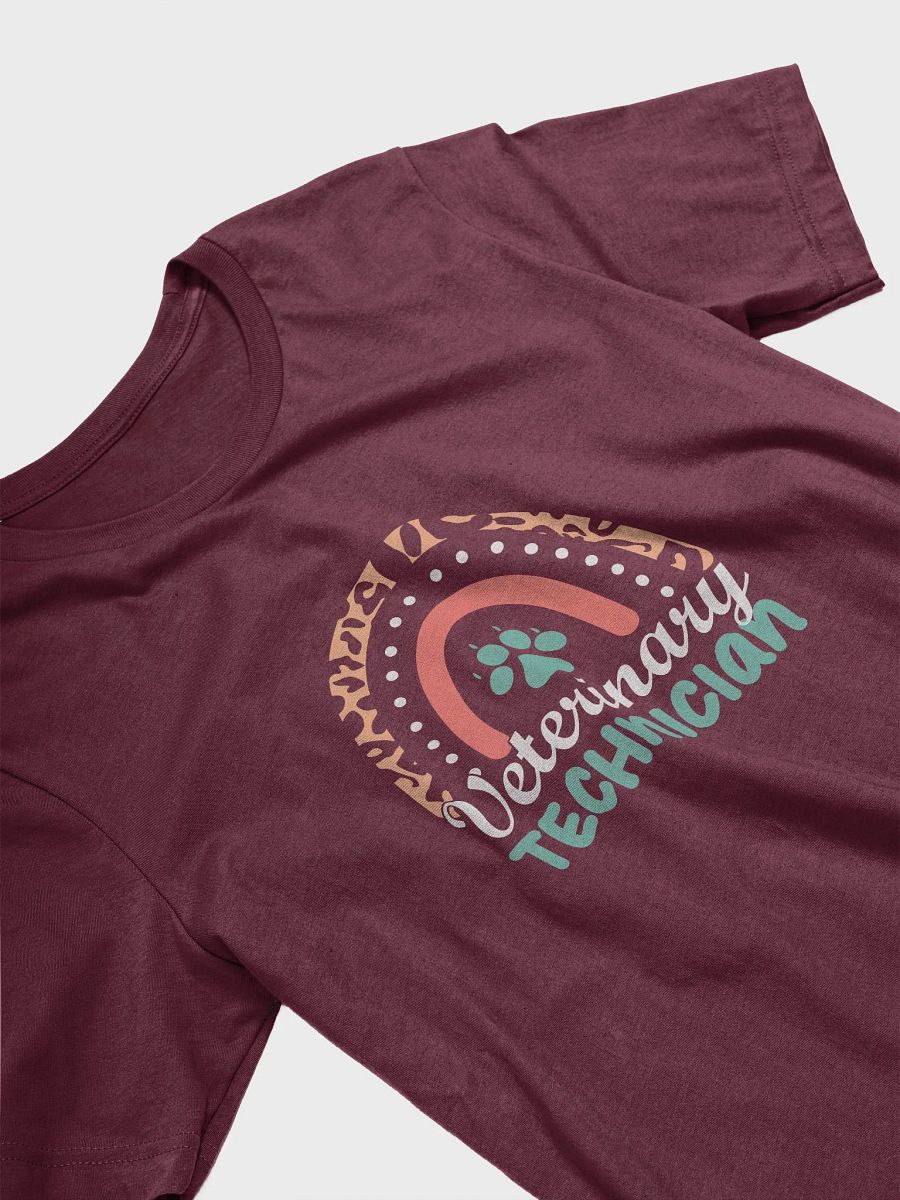"Veterinary Technician-Rainbow" t-shirt product image (6)