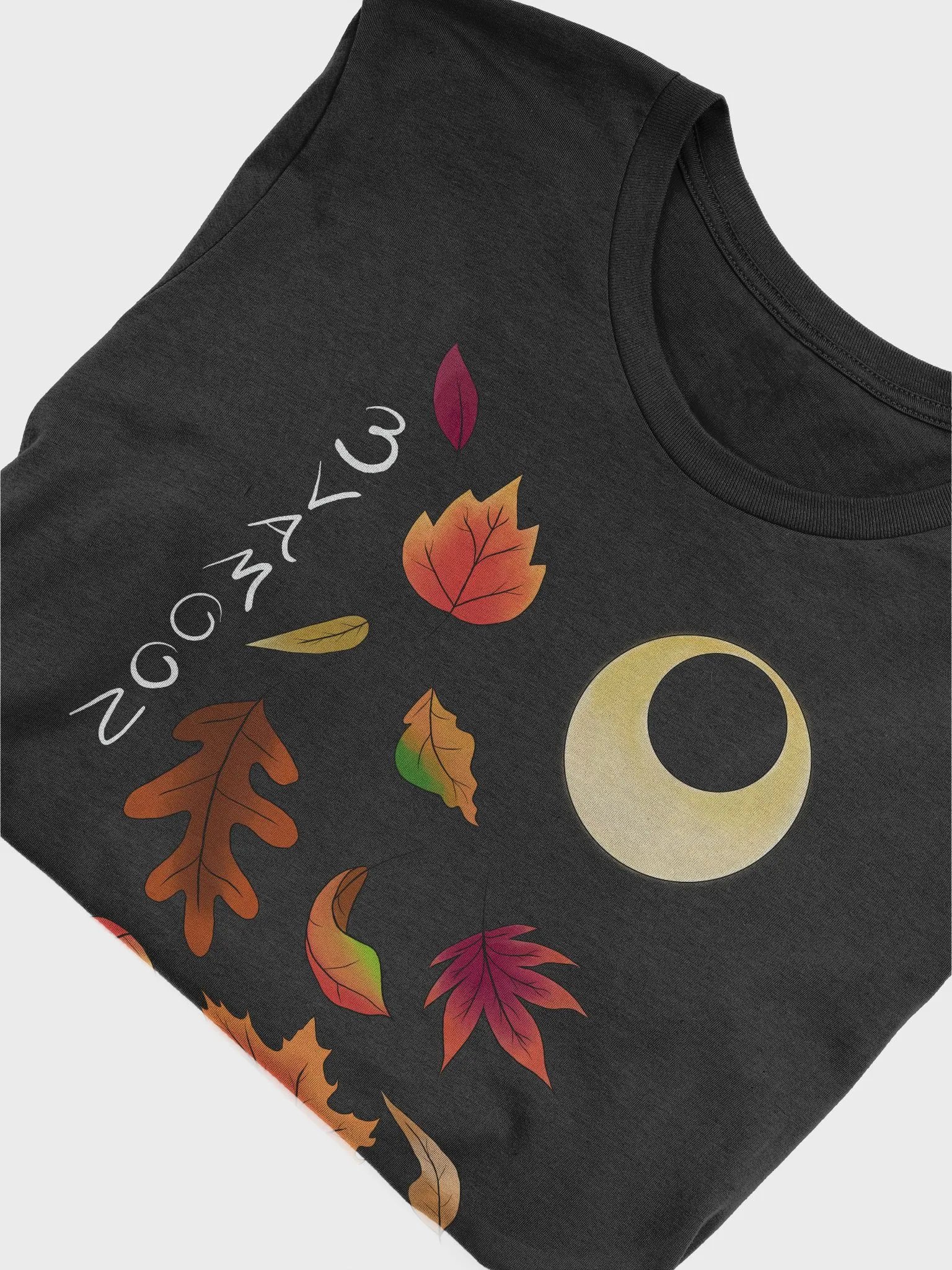 Autumn Leaves Moon Unisex T-shirt product image (4)