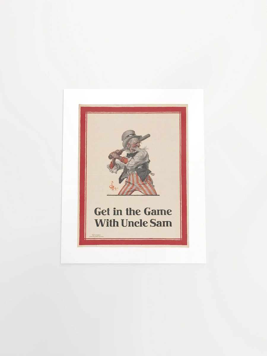 Get in the Game With Uncle Sam by J.C. Leyendecker (1917) - Print product image (4)