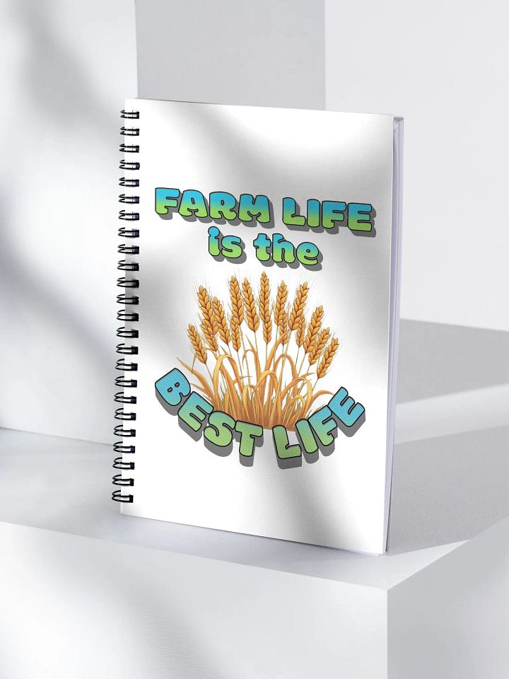 Farm Life Is The Best Life Spiral Notebook product image (1)
