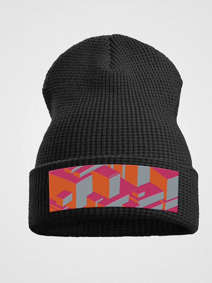 Flamingo Cluster Waffle Beanie product image (1)