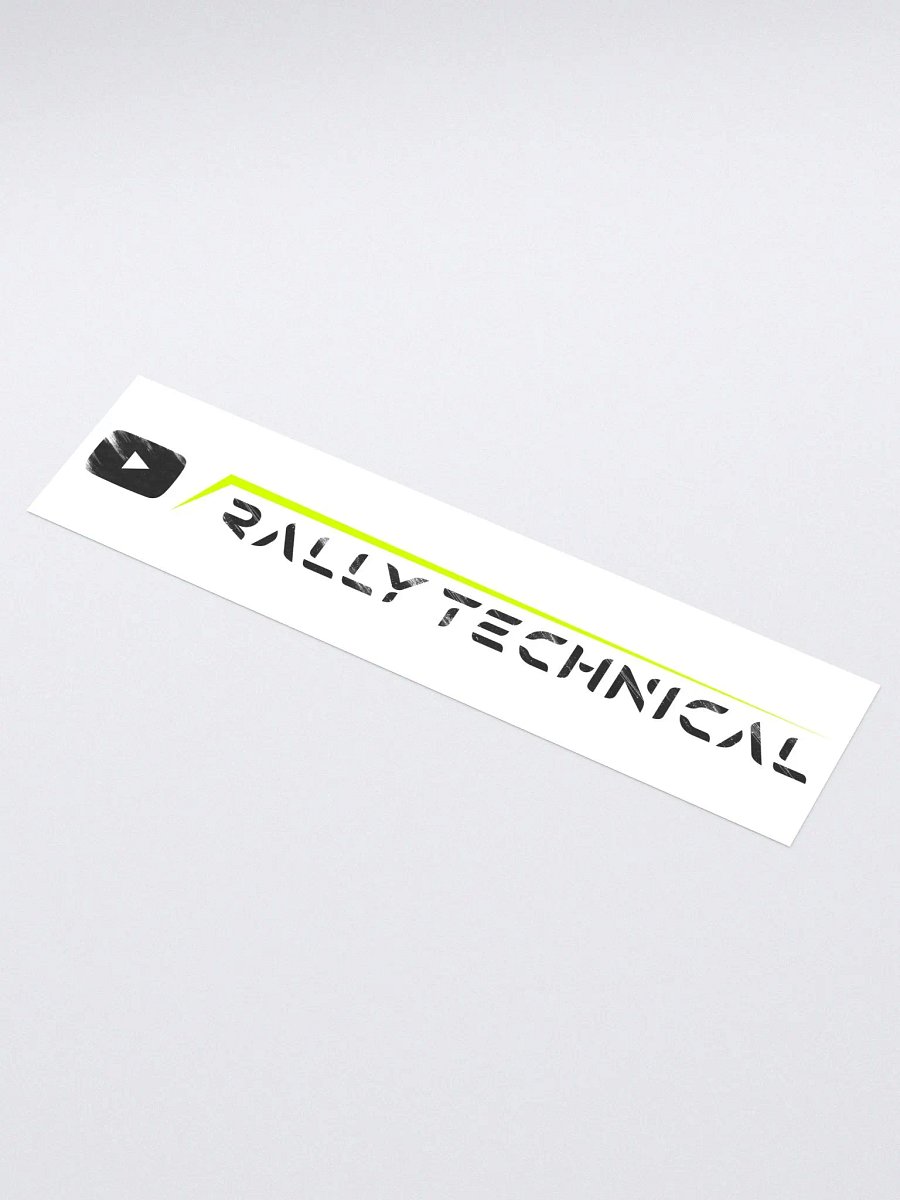 RALLY TECHNICAL Sticker 1 - White product image (1)