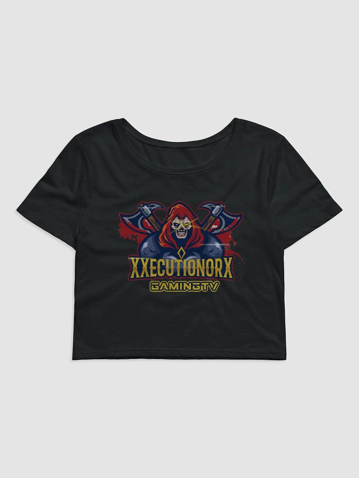 Skull-Faced Gamer Crop Tee product image (1)