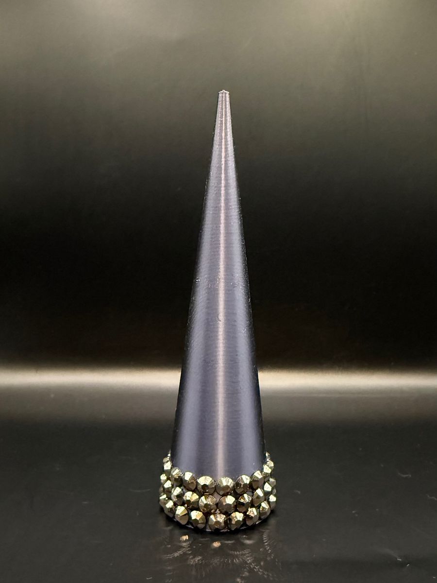 Silk Black 3D Printed Ring Cones product image (1)