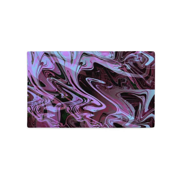 Pink, Black and Blue Swarm Pattern Pillow Case product image (2)