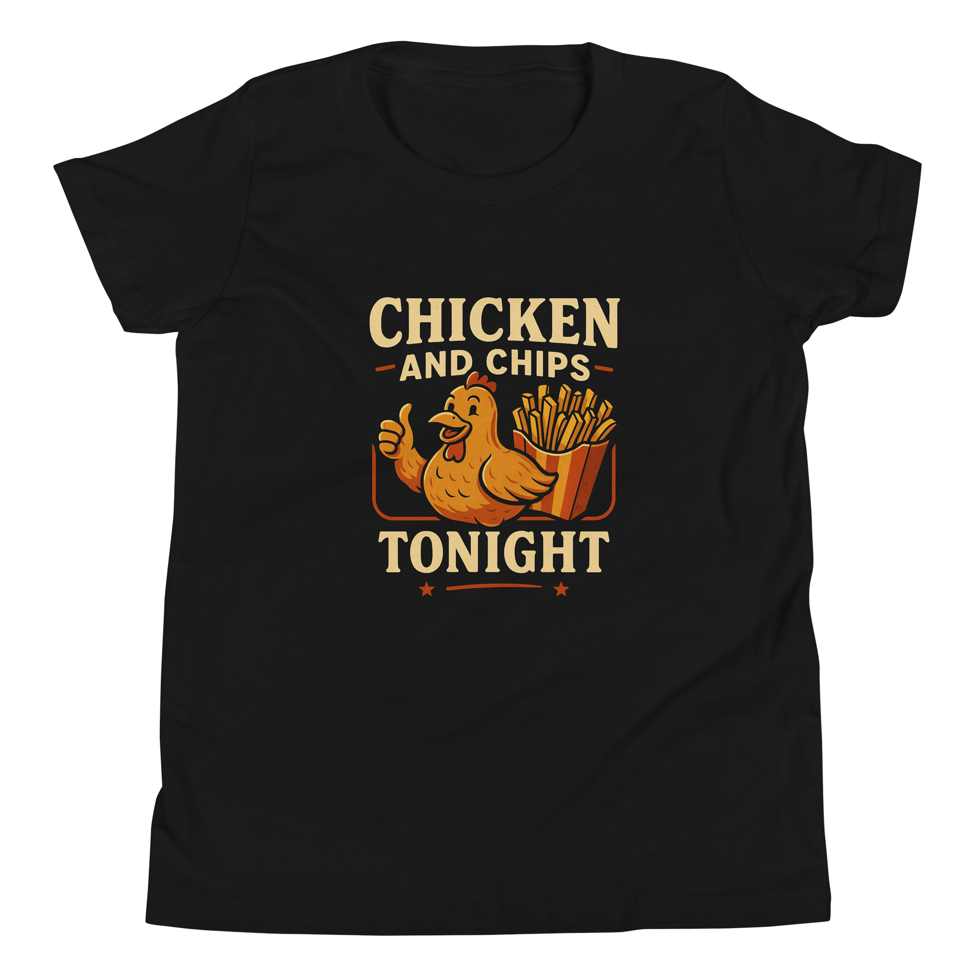 Thumbs-Up Chicken and Chips Youth T-Shirt product image (4)