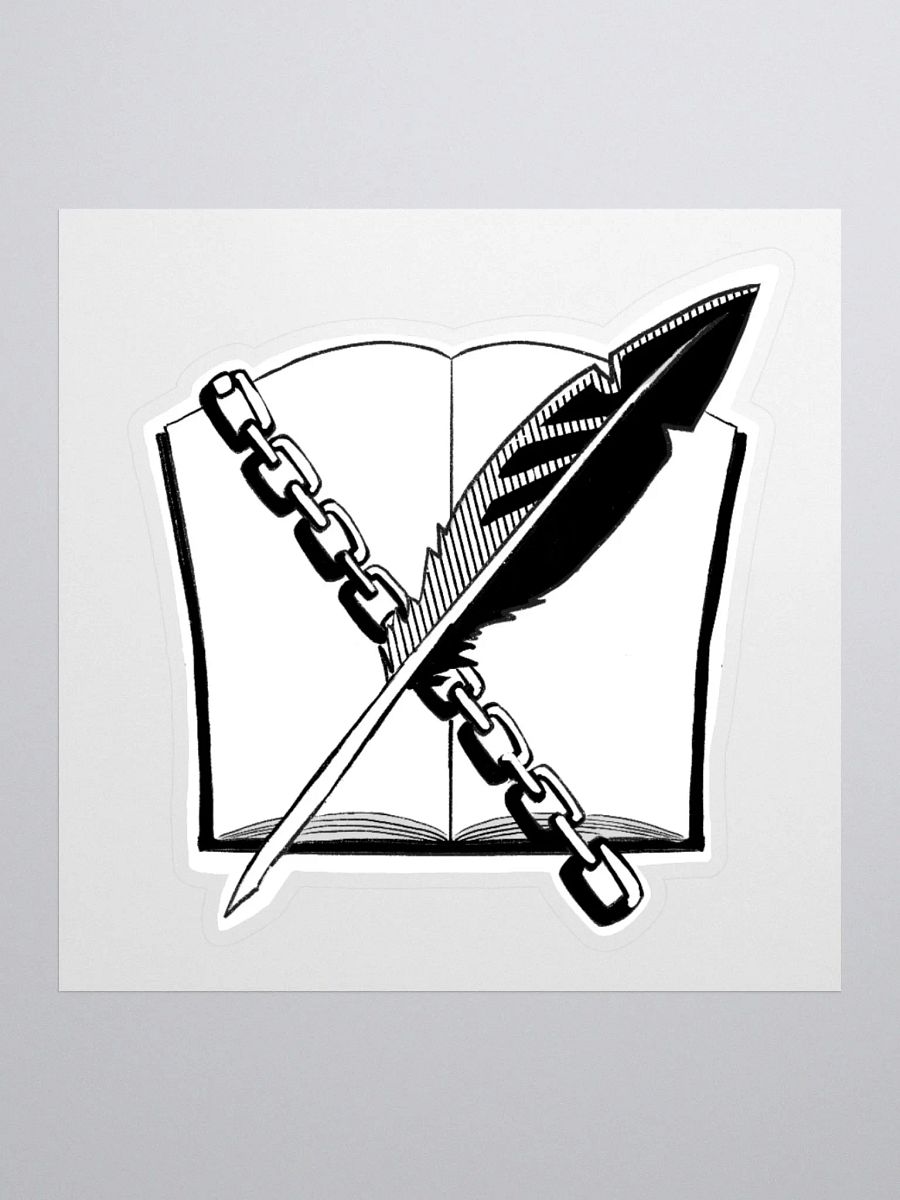 Ka-esh Black & White Symbol Sticker product image (1)