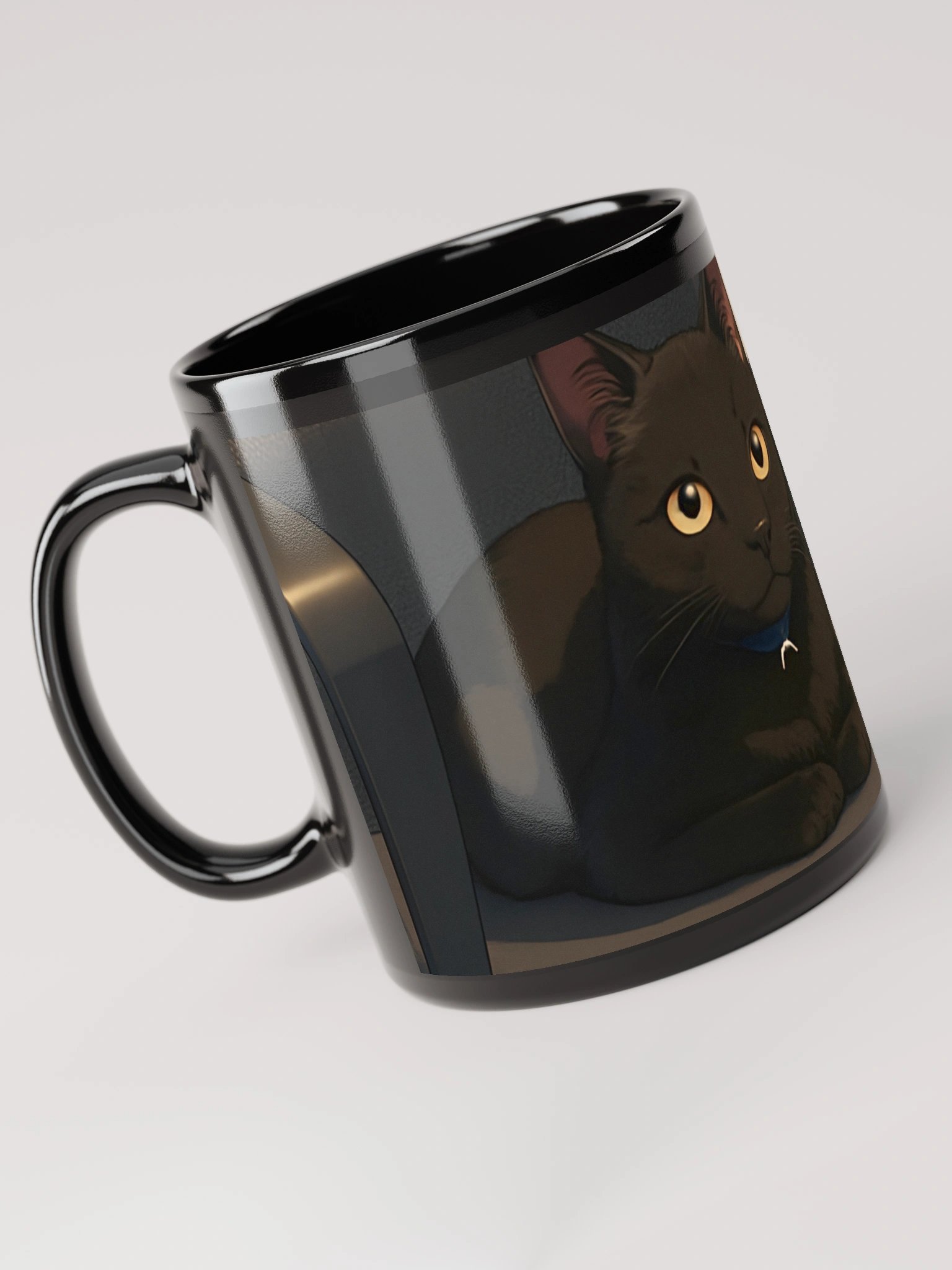 Hershey & Cookie Kitten Mug (Black) product image (3)