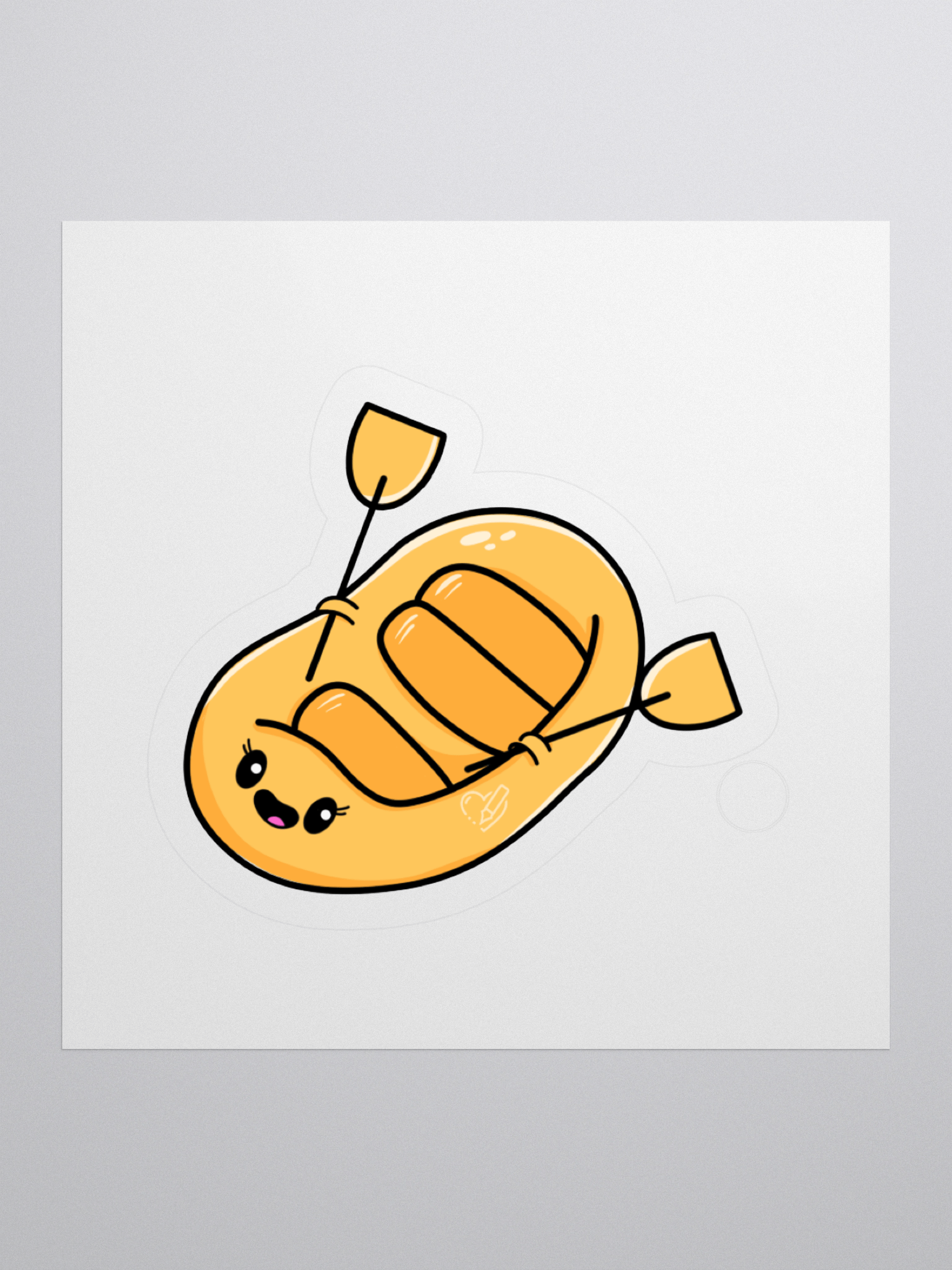 Rafty The Raft Kiss Cut Sticker product image (1)