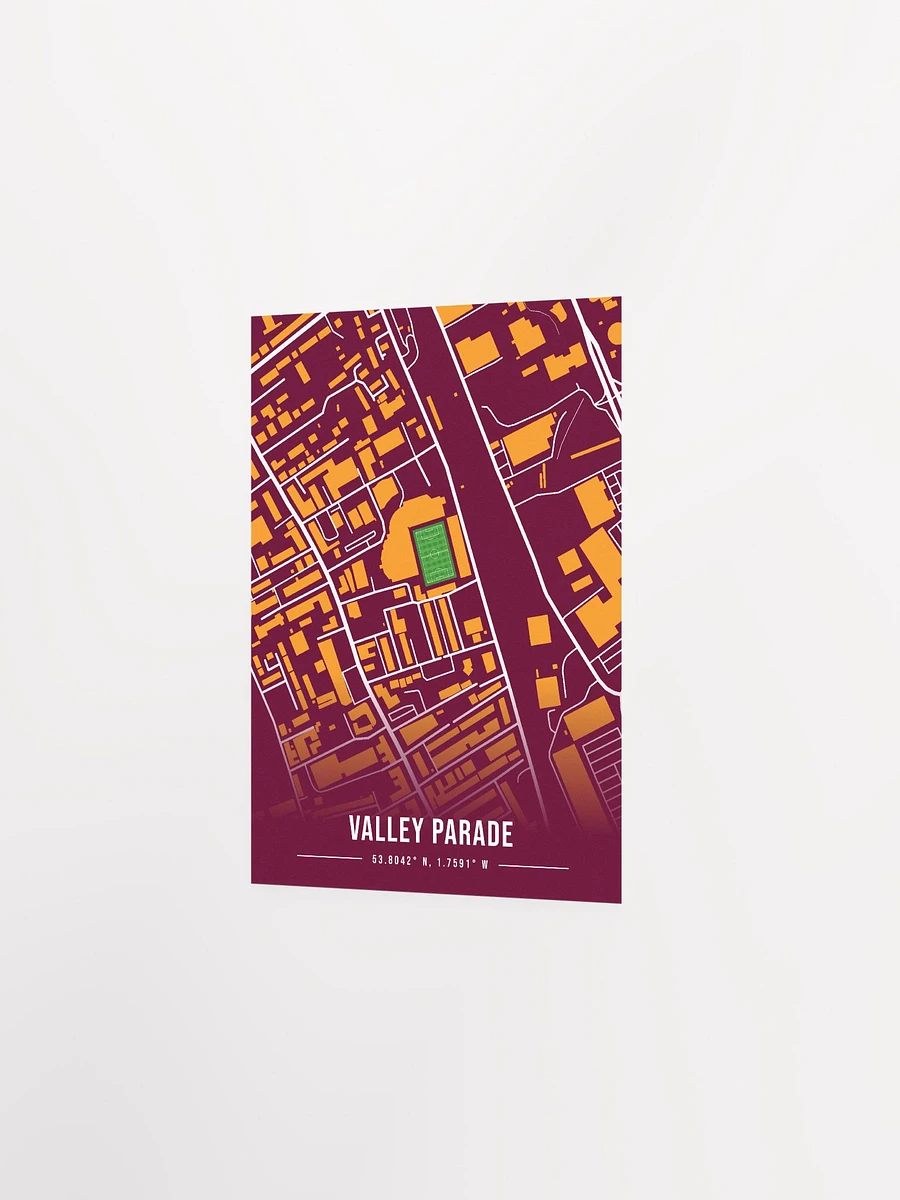 Valley Parade Stadium Map Design Poster product image (9)