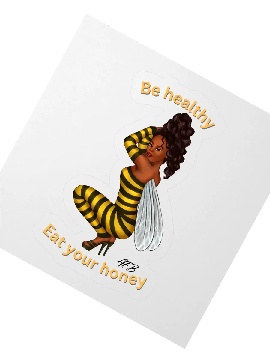Bee Healthy Kiss Cut Stickers product image (3)