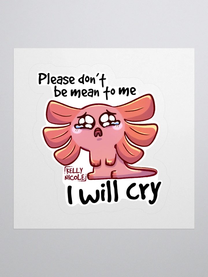 I Will Cry Spud Sticker product image (3)