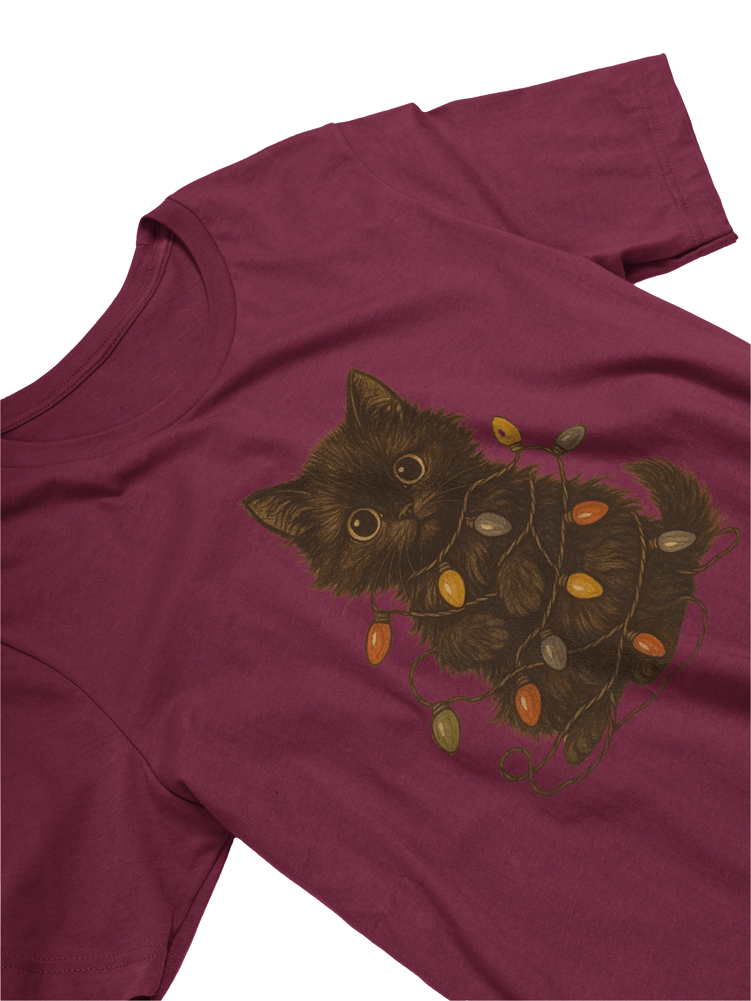 Fluffy Kitten String Lights T-Shirt product image (15)