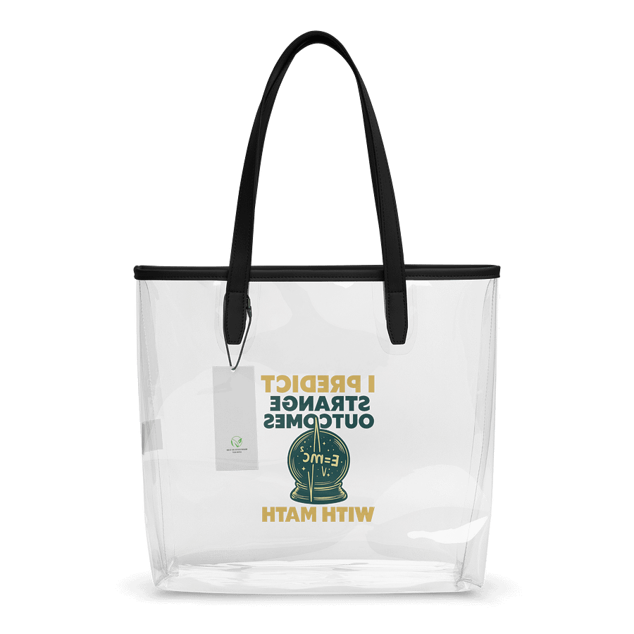 E=mc² Crystal Ball Clear Tote product image (2)