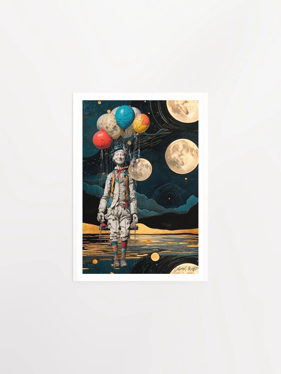 'UP' by Edward Martin-Whimsical Balloons Poster product image (2)