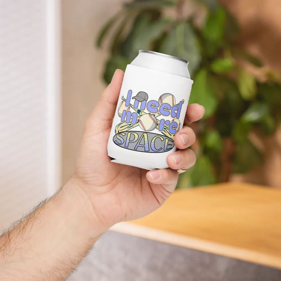 I Need More Space Baseball Coozie Can Cooler product image (5)