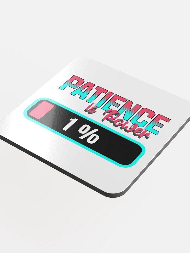 Patience Is Power 1% Coaster Set product image (1)