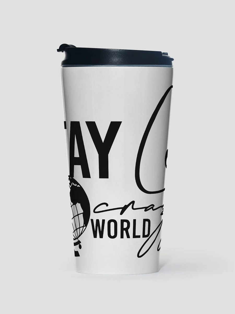 Crazy World Stainless Steel Travel Mug product image (1)