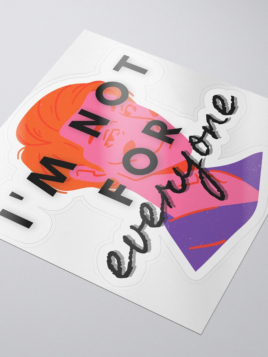 masc - i'm not for everyone sticker product image (3)