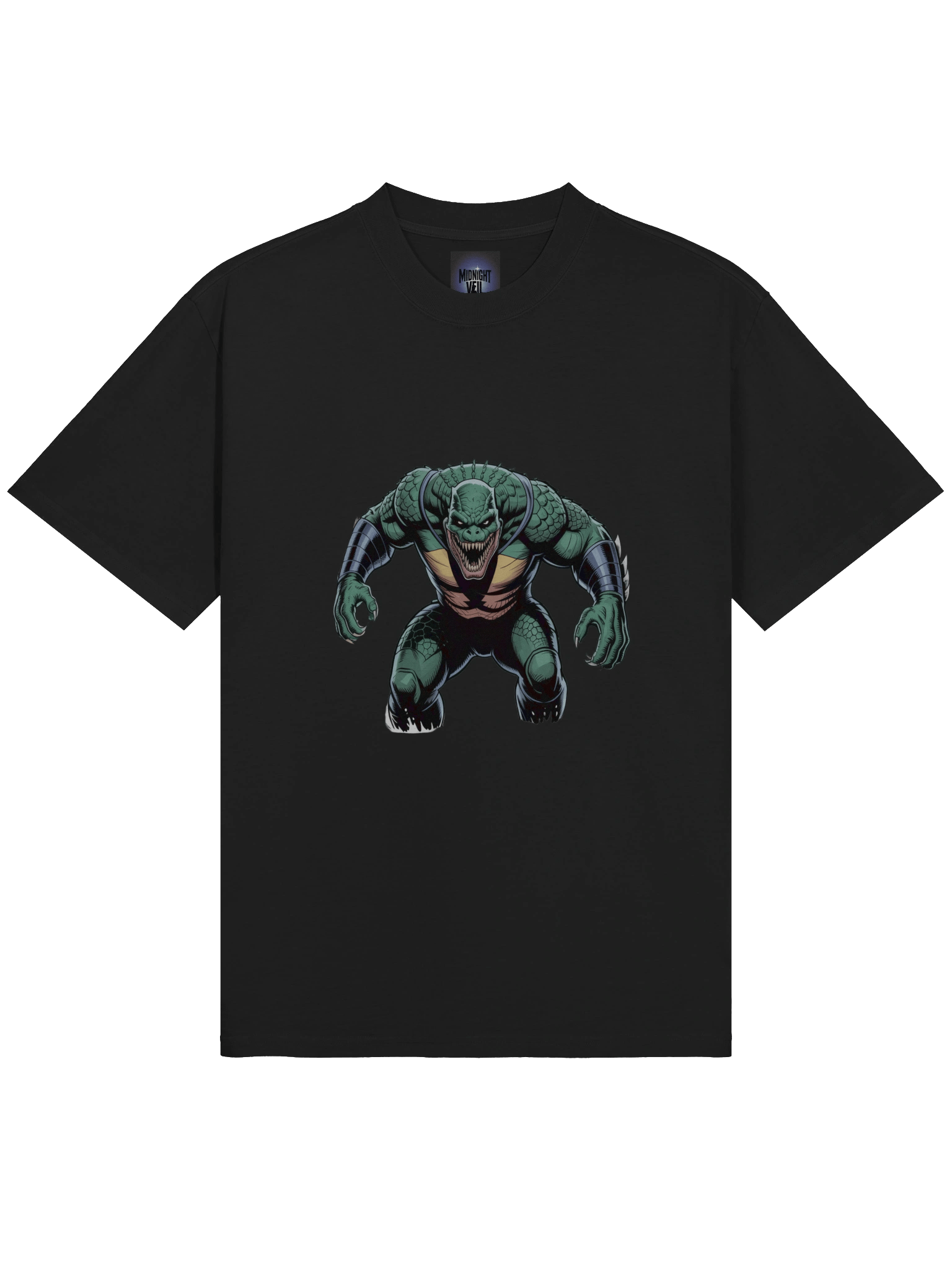 Killer Croc Brooding Bulk Oversized Faded T-Shirt product image (5)
