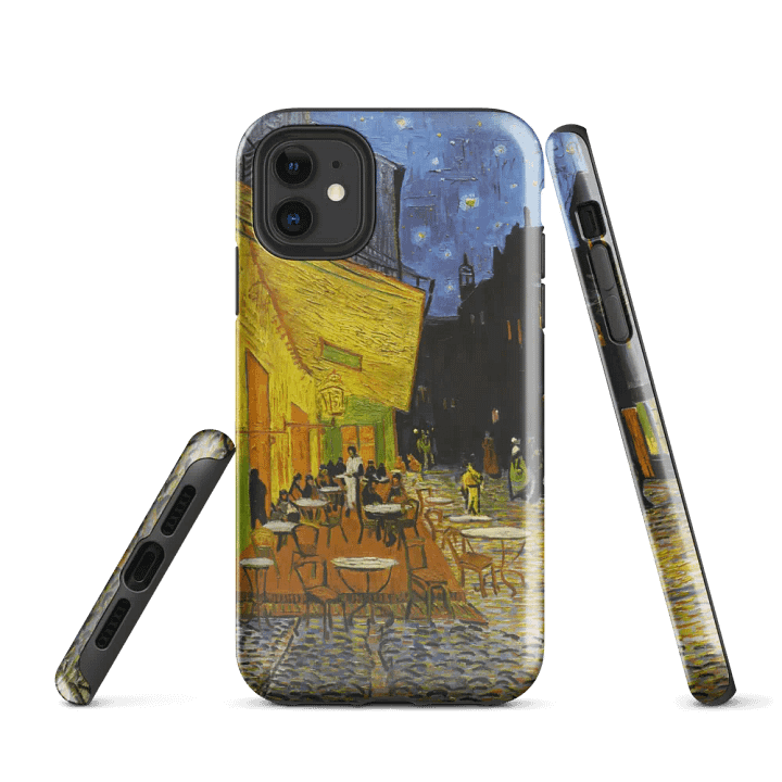 Café Terrace at Night iPhone® Tough Case product image (1)