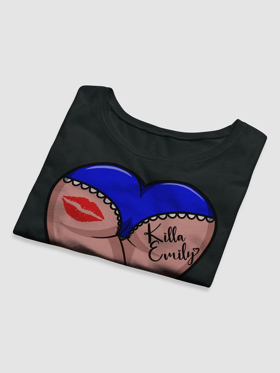 BLUE HEART BUTT CROP TOP product image (8)