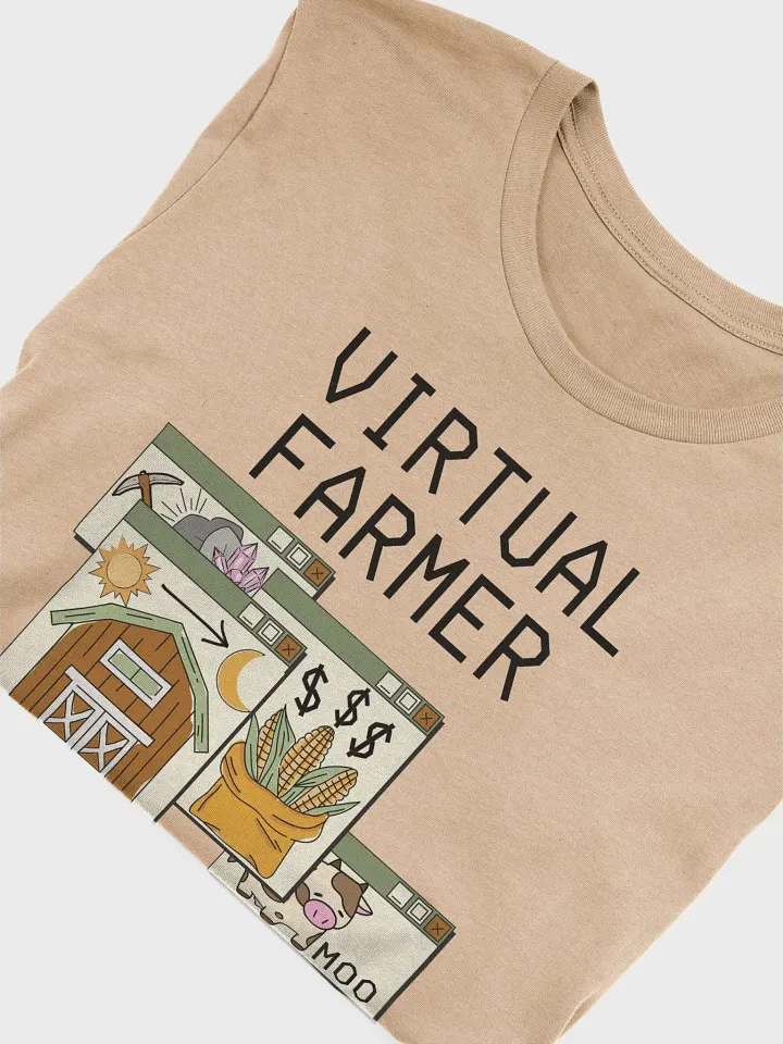 Virtual Farmer Tee - Black Text product image (81)