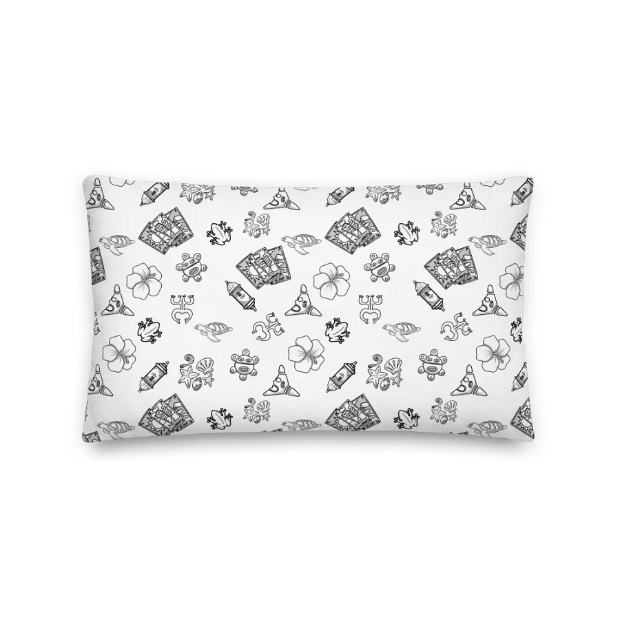 Boricua Pride Puerto Rican Tattoo-Inspired Throw Pillow product image (1)