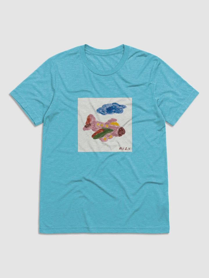 Kid Airplane (Bella+Canvas Triblend Short Sleeve T-Shirt) product image (1)