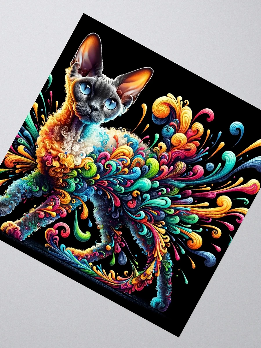 Kiss Cut Stickers: Devon Rex 2 product image (2)