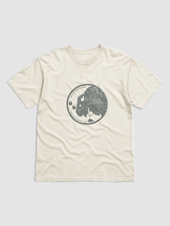 Bisons Land organic cotton t-shirt product image (1)